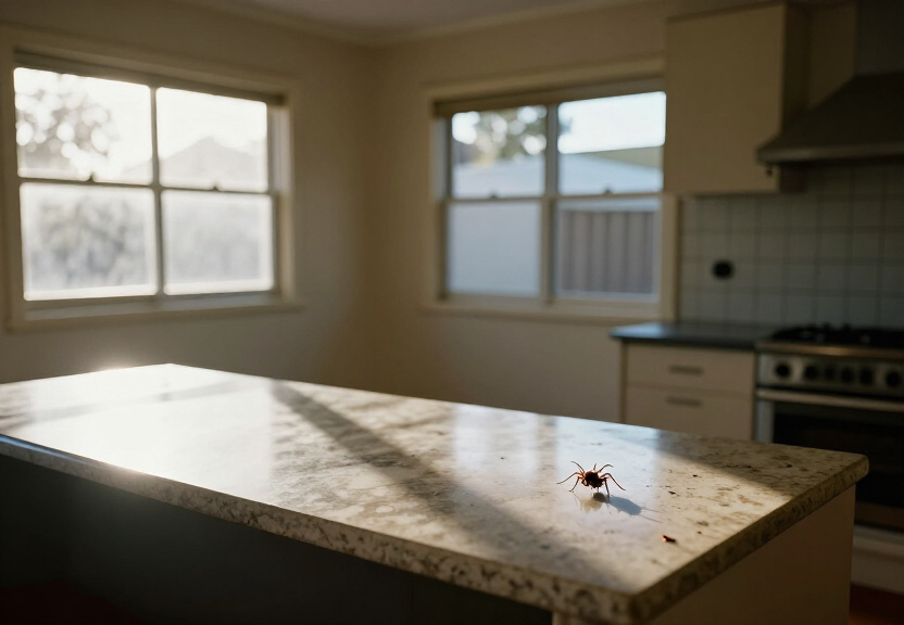 Termite damage in a Lansvale home before treatment